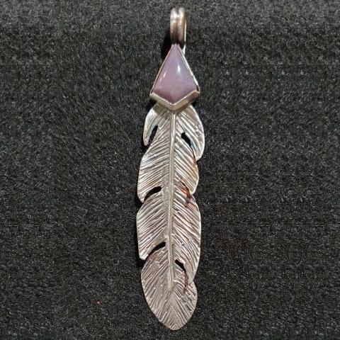 Sterling Silver Feather Pendant #3 PENDANT