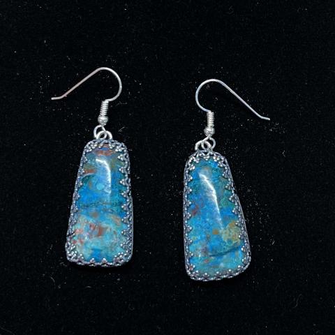 Rowley Mine Chrysocolla EARRINGS